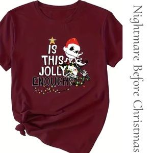 “Is This Jolly Enough” T-Shirt” Jack Skellington & Zero